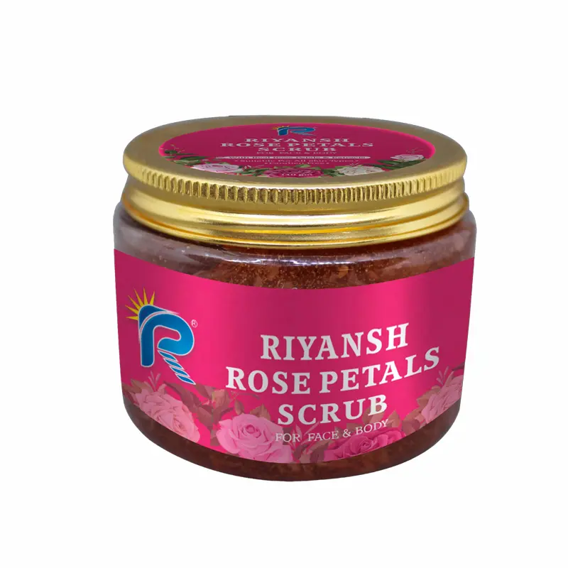 Riyansh Rose Petal Face and body Scrub
