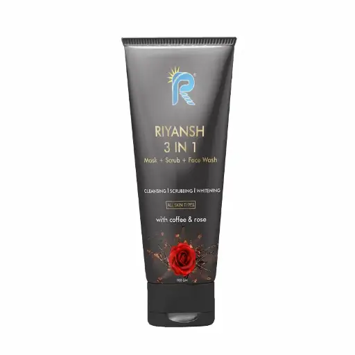 Riyansh 3in1 Face wash+ Scrub+ Mask